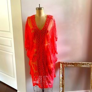 Boho style beach cover up